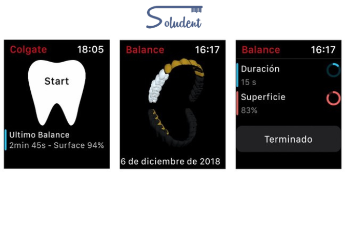 aplicación del móbil del cepillo de dientes inteligente